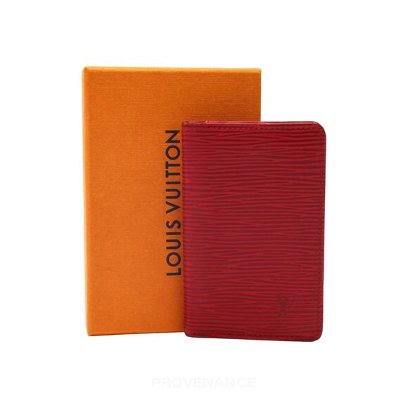 Louis Vuitton Handbags - 🔴 Louis Vuitton Pocket Organizer  Wallet - Red Epi Leather